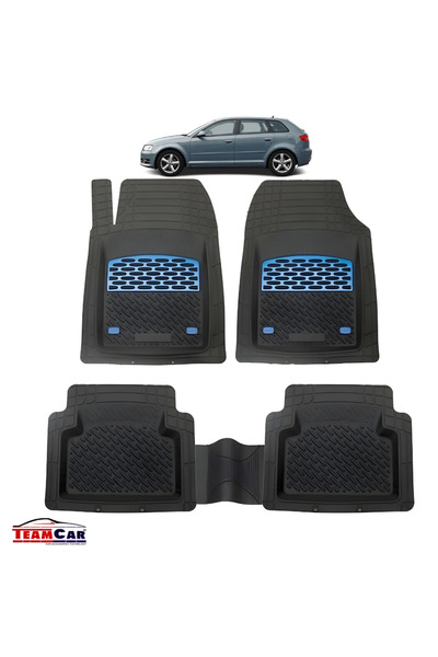 TEAMCAR Πατάκια αυτοκινήτου Audi A3 Συμβατά πατάκια δαπέδου Hatchback 5 θυρών...