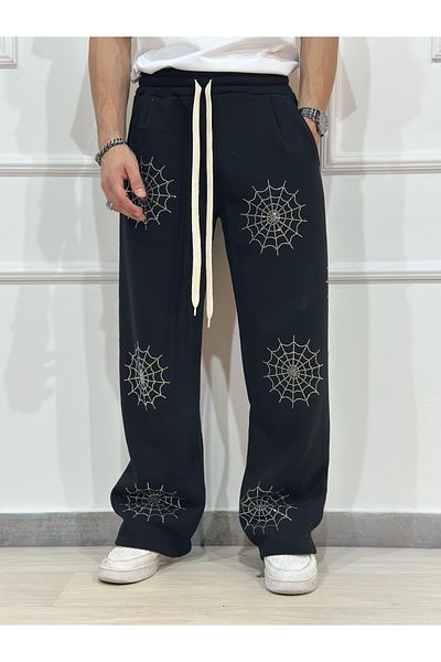 Urban Collection Spider Rhinestone Sweatpants
