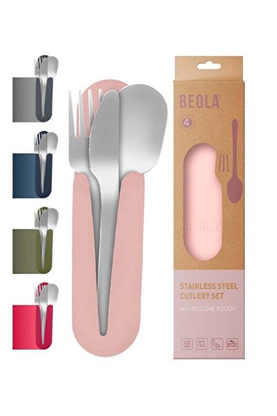 Generic Stainless Steel Cutlery Set, Travel Utensils Set with Silicone Case P...