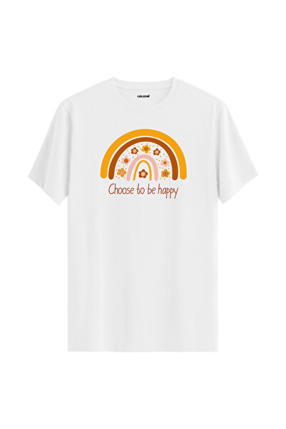 Colermi تي شيرت مكتوب عليه زهور تحفيزية للجنسين مصنوع من نسيج قطني فاخر بنسبة...