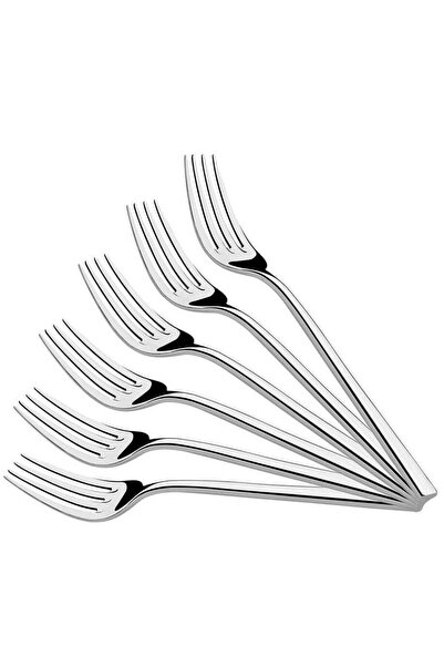 Generic Stainless Steel Dinner Table Fork Set of 12, Length 16cm (Medium, 12 ...