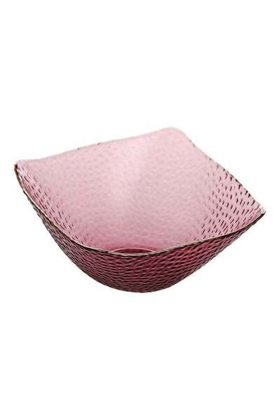 Generic Nordic Hat Design Square Bowl Purple 14.5x14.5x6.7cm