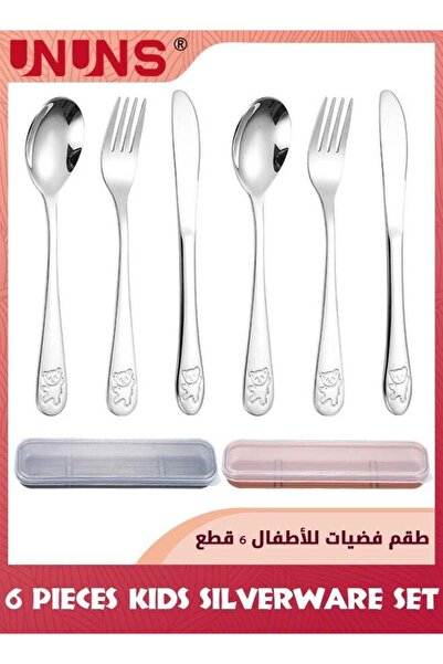 Generic Kids Silverware Set,6 Pieces Stainless Steel Kids Cutlery Set/Toddler...