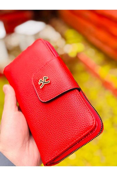 SHIKIRTI Women's Wallet with Zipper Closure and Card Holder Section