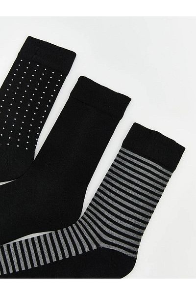LC Waikiki Lcw Patterned Men's Socks 3-Piece (W5)