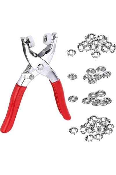 Genel Markalar 9.5 mm Metal Çıtçıt El Pensesi Seti – Gömlek, Bebek Kıyafetleri, Elbise, Ceket, Yelek ve