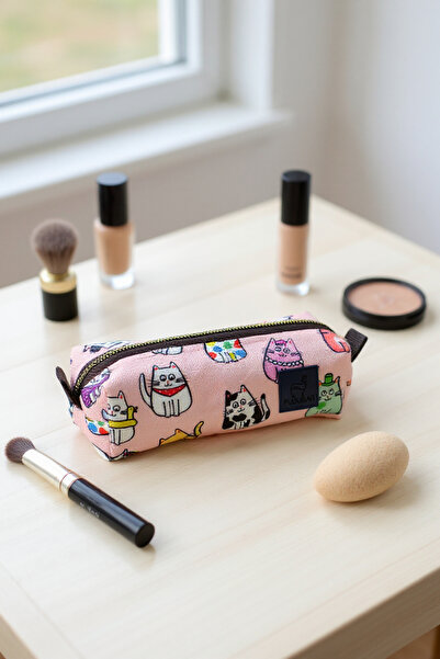 PUDUBAG Kadınlar İçin Çanta İçi Uyumlu Mini Boy Makyaj Çantası