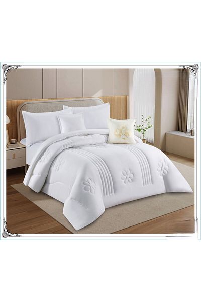 Red Rose Luxury hotel double bed sheet with an exclusive and attractive design made of microfiber, size 220*240 cm