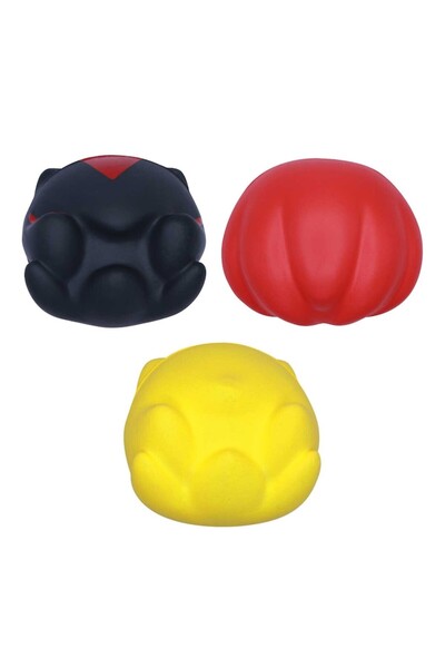 JUST TOYS Set 3 jucarii squish Sonic colection, Shadow Knuckles Supersonic, 6cm