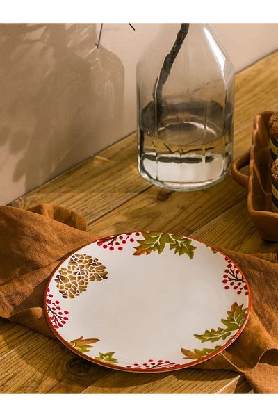LC Waikiki Lcw Printed Ceramic Plate 19 cm (W5)