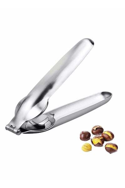 Generic KASTWAVE Nutcracker Chestnut Clip, Nut Cracker Sheller Walnut Pliers, 304 Stainless Steel Chestnut