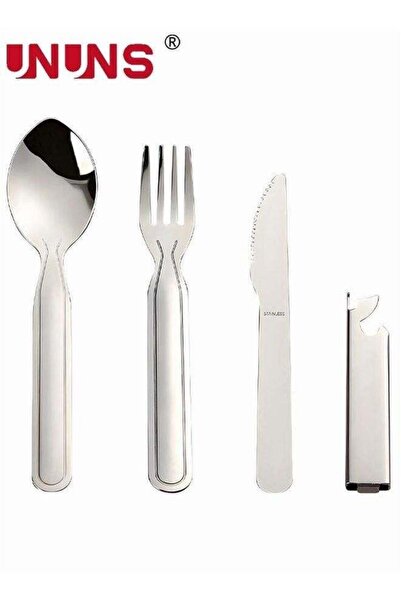 Generic Flatware Cutlery Set,4 Pcs Stainless Steel Knife Fork Spoon Bottle Op...