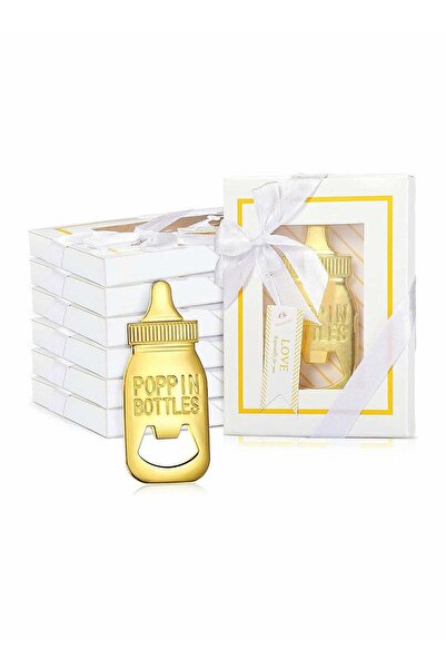 Generic 6 Pieces Bottle Opener Baby Shower Favor for Guest, Party Decoration Supplies