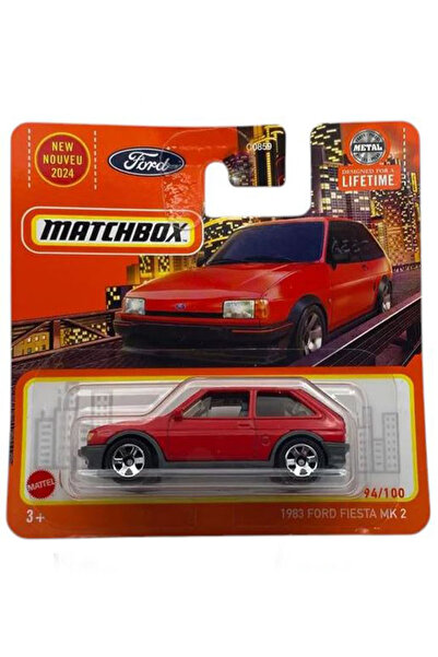 HOT WHEELS Matchbox - 1983 Ford Fiesta MK2 - Kırmızı (1/64) 2024 Üretim