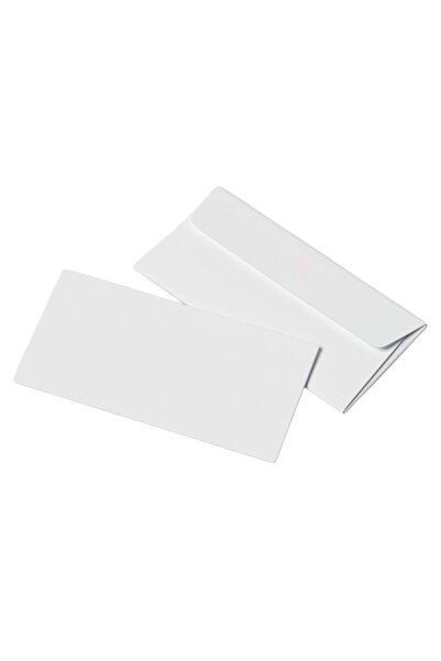 Polin Diplomat Self-Adhesive Silicone Envelope, 10.5 X 24 Cm, 100 Pieces, White