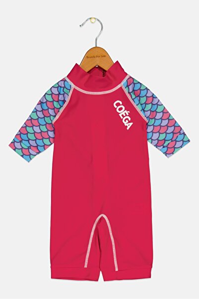 Coega Sunwear Toddlers Girl Brand Logo One Piece Swimsuit, Multicolor