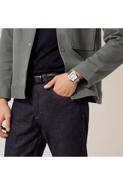 CASWATCH Men's Silver Watch Set with Cufflink and Pen