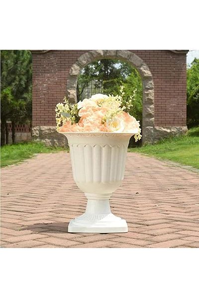 genric FFD Plastic Planter Vase for Outdoor Plants by John'sdecor Medium