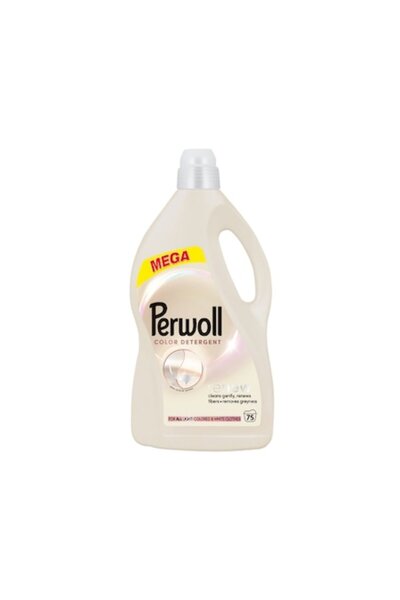 Perwoll Detergent lichid colorant, 3,75 l, pentru țesături deschise la culoare și albe