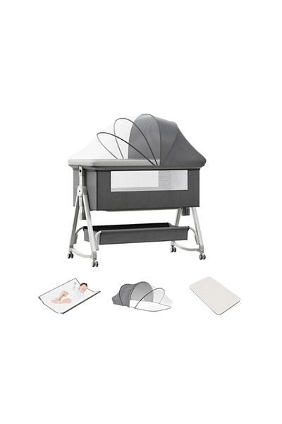 Other Newborn baby bed with net and storage base