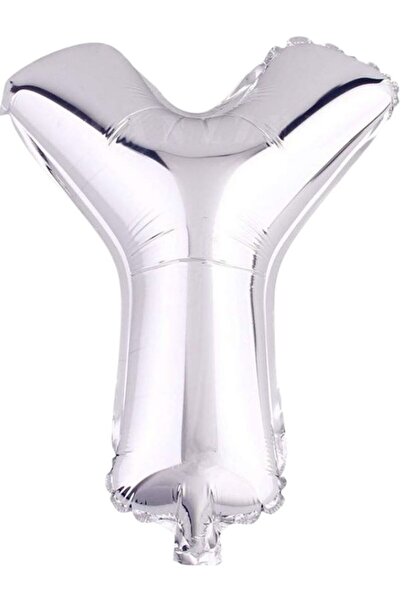 PartiCompany بالون فضي على شكل حرف