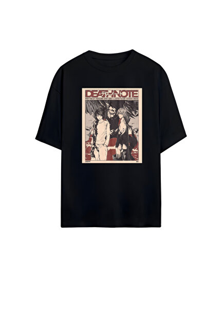 GraffTee DEATH NOTE ΟΥΝΙΣΕΞ OVERSIZE ΒΑΜΒΑΚΕΡΟ ΜΠΛΟΥΖΑΚΙ