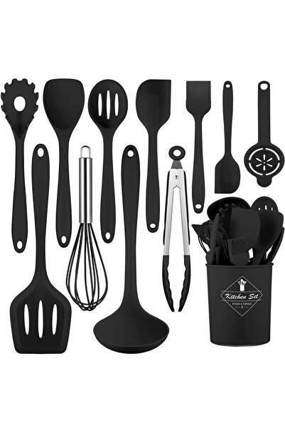 Generic Arabest 12-piece Silicone Kitchen Utensils Set, Non-stick Cookware Is Heat-resistant, BPA-free, Sti