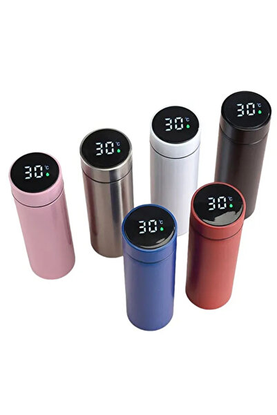 moryconcept Digital Stainless Steel Thermos 500ml with Temperature Display