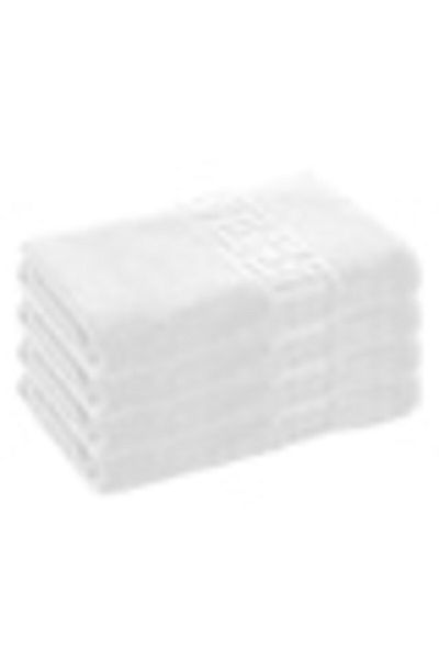 OEM Set of 4 Teno® towels, 100% cotton, double thread, 70x130 cm, 500g/m²,, white, multi-use.