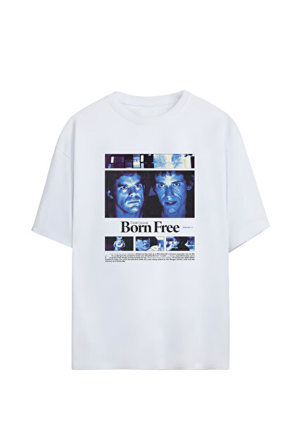 GraffTee تي شيرت قطني كبير الحجم للجنسين من DEXTER