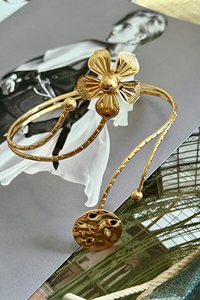 Trendy Butik Flower and Circle Model Arm Accessory