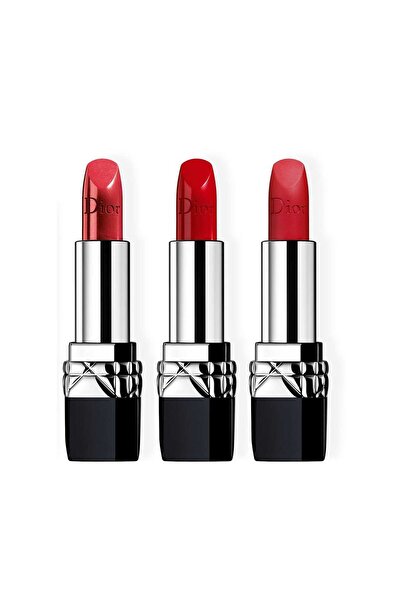 Dior مجموعة أحمر شفاه "روج ديور" من ديور، وهي أيقونية من أحمر الشفاه كل درجه ...