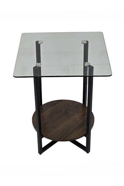Generic Side Table for Living Room, Bedroom, Couch Sofa, Rustic Snack Bed Side Table, Size 50 x 50 x 65cm