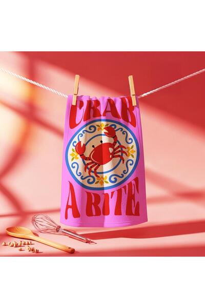 TOWEL&MAISON Crab a Bite Mutfak Havlusu 30x50 cm