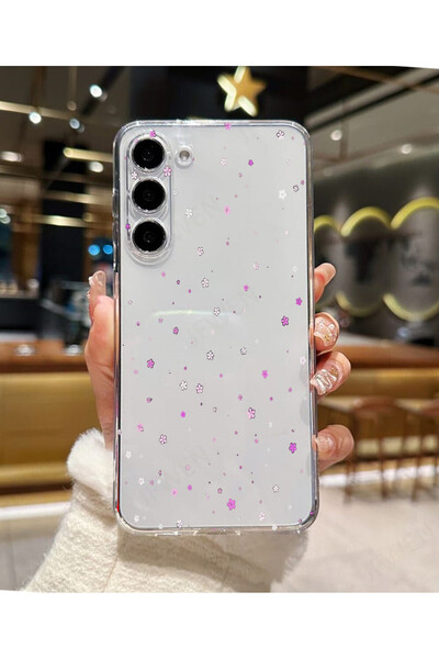 enfein Balporsuku Samsung Galaxy S21 İle Uyumlu OMeN02 Desenli Şeffaf Telefon...
