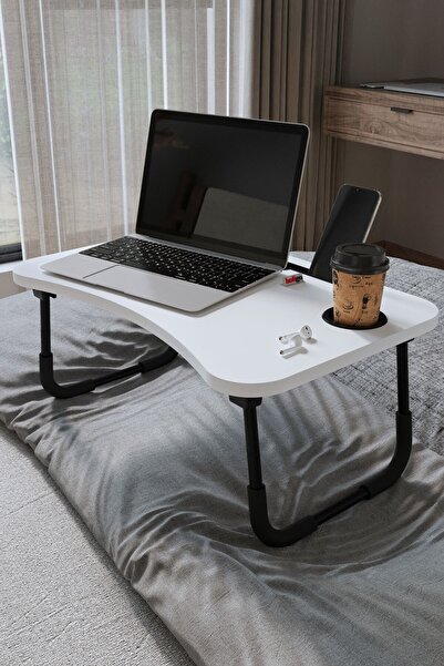 Global Ersat Katlanabilir Yatak Koltuk Üstü Hasta Servis Masası Laptop Bilgisayar Sehpası