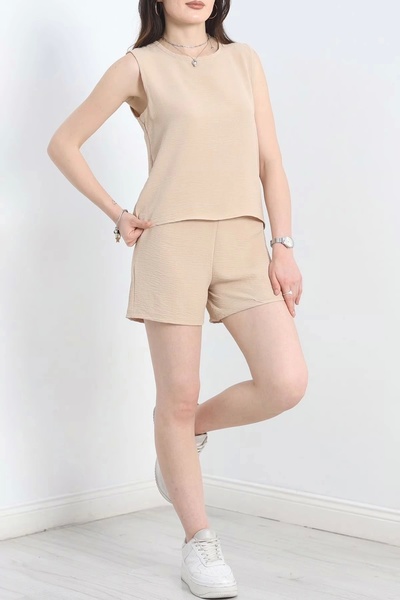 MODA Ayrobin Suit with Shorts Beige