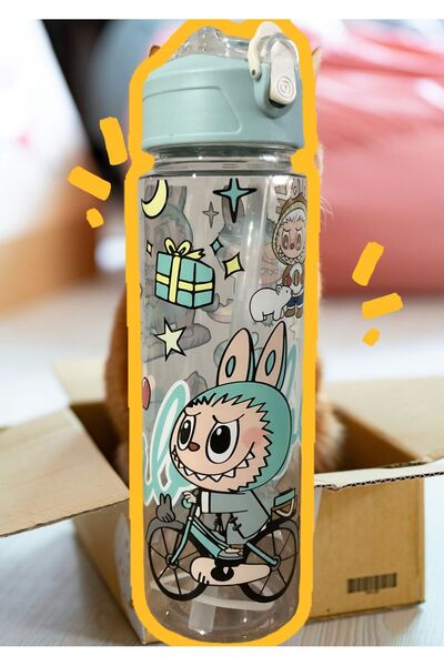zera collection Labubu Water Bottle & Matara, Locking Lid, No Odor, Tritan Healthy Water Bottle, New Model