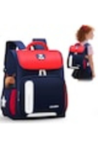 OEM Teenage backpack, Xinxu, reflective, waterproof, Large capacity, 1 compartment, 2 side pockets, Red