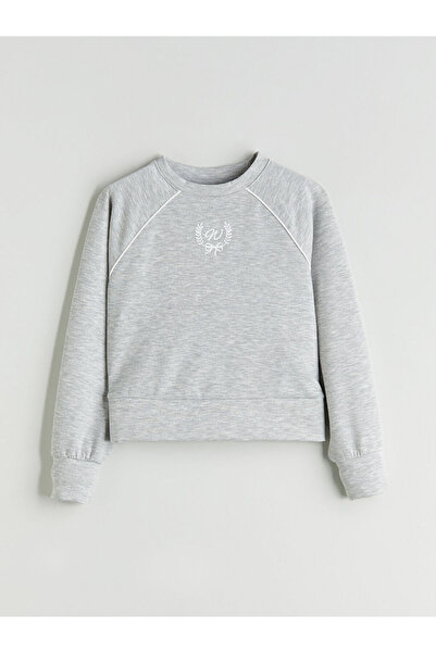 LC Waikiki Hanorac pentru fetiță cu imprimeu cu gât