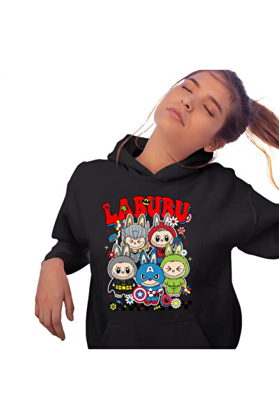 OEM Hanorac Femei Labubu Supereroi