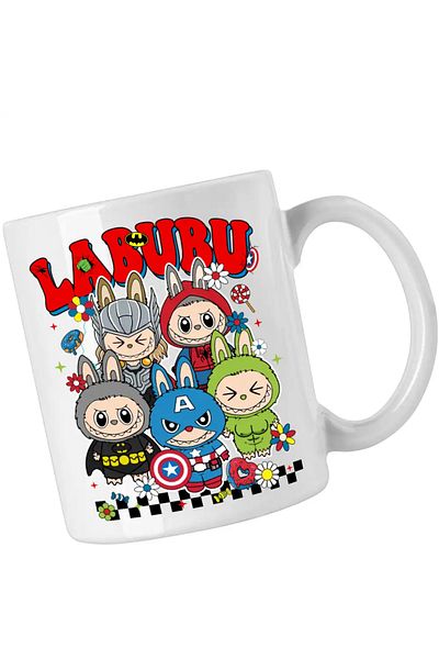 OEM Labubu Superheroes Mug