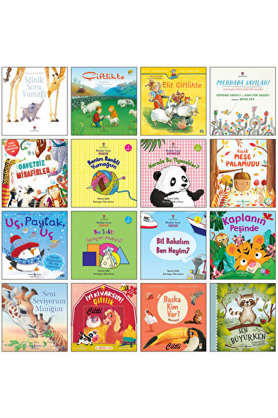 Tübitak Yayınları Minik Soru Yumağı Elif Çiftlikte Merhaba Sayılar Renkler Şekiller Okul Öncesi Hikaye Kitapları Masal