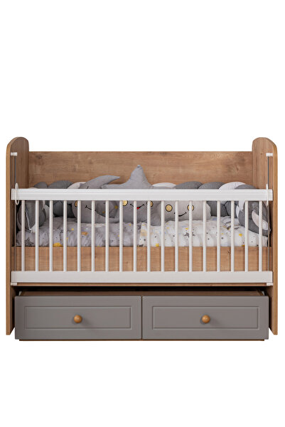 miracool Palermo Beşik / 60x120cm / Sallanabilir / Yatak ve 8 Parça Örgü Uyku...