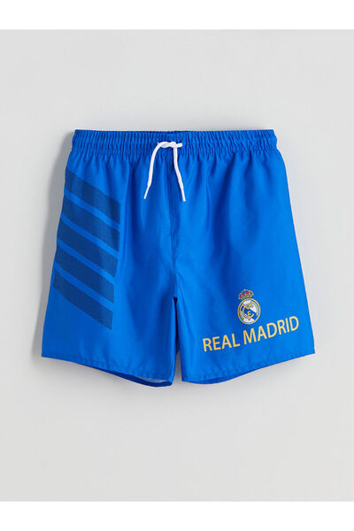 LC Waikiki Μπλε εμπριμέ αγορίστικο μαγιό