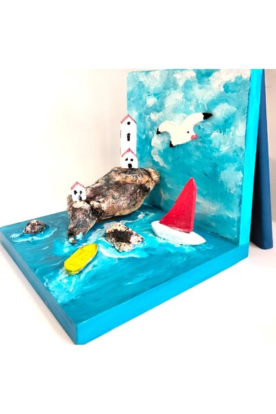 ELSA تصميم خاص لحامل الكتب لنقل هدوء البحر إلى زاوية الكتب الخاصة بك 🌊 📚