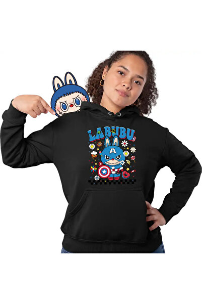 OEM Women's Labubu Captain America Hoodie