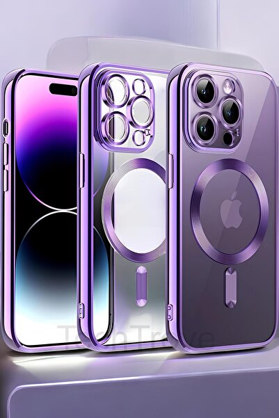TechTrove iPhone 13 Pro Max Kılıf Kamera Korumalı Sararma Yapmaz Magsafe Şarj...