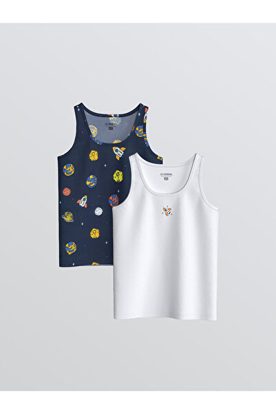 LC Waikiki Create Your Style from Uzg Store |   Crew Neck Boys Singlet 2 Pack