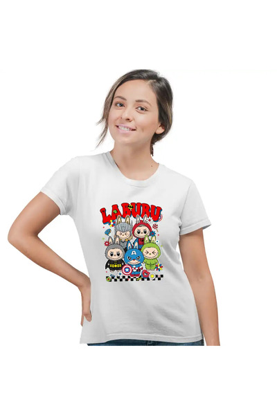 OEM Tricou Femei Labubu Supereroi